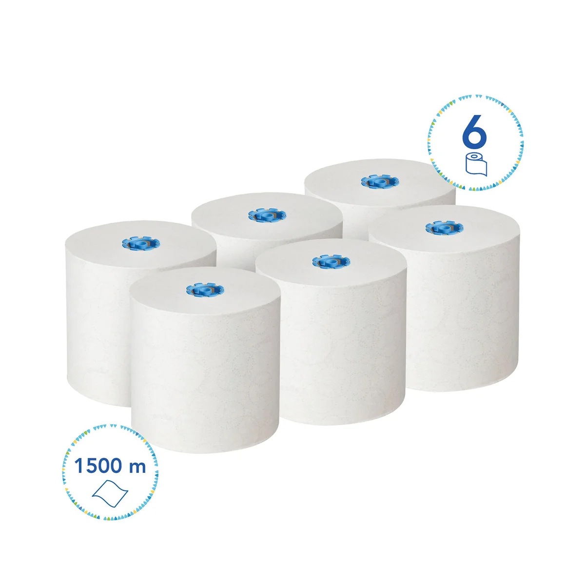 Kleenex Paper Towel Roll 1-Ply E-Roll Large 250m Long (Pack of 6) - Image 2