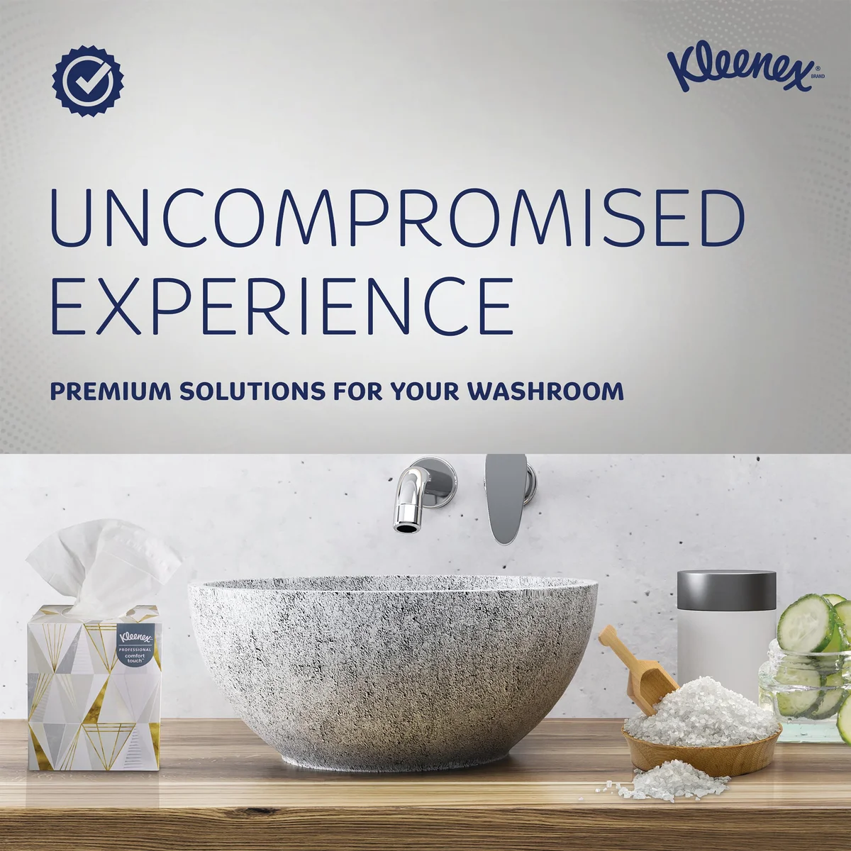 Kleenex Toilet Tissue 3-Ply x195 Sheets White 9 Rolls x8 (Pack of 72) 8459 - Image 3
