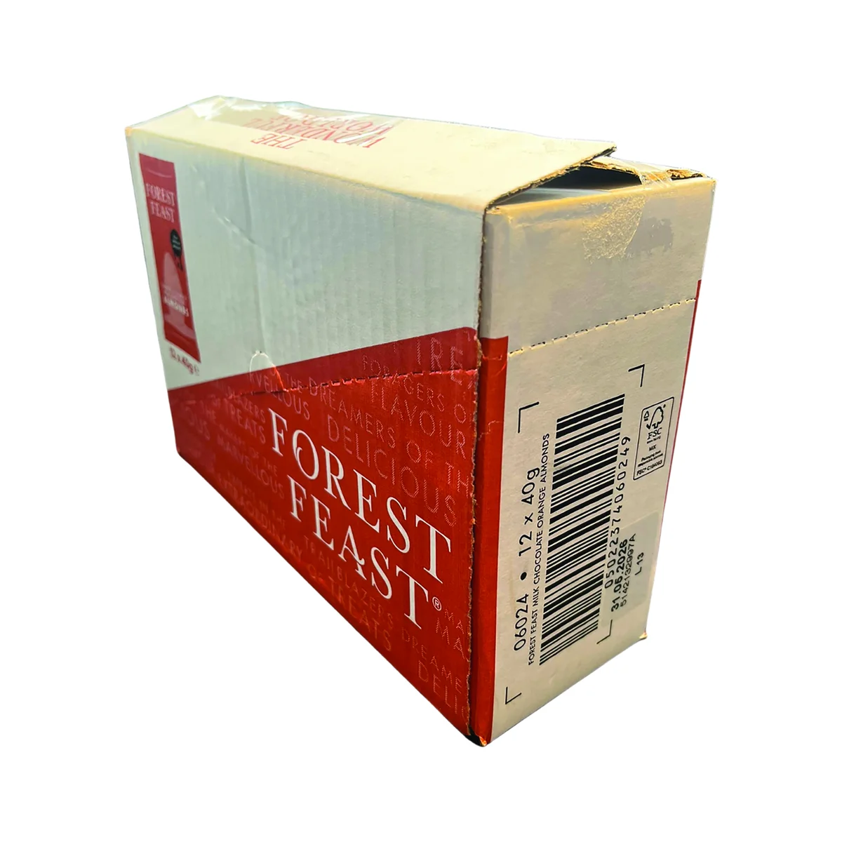 Forest Feast Valencia Orange Milk Chocolate Almonds Impulse 40g (Pack of 12) 06024 - Image 4