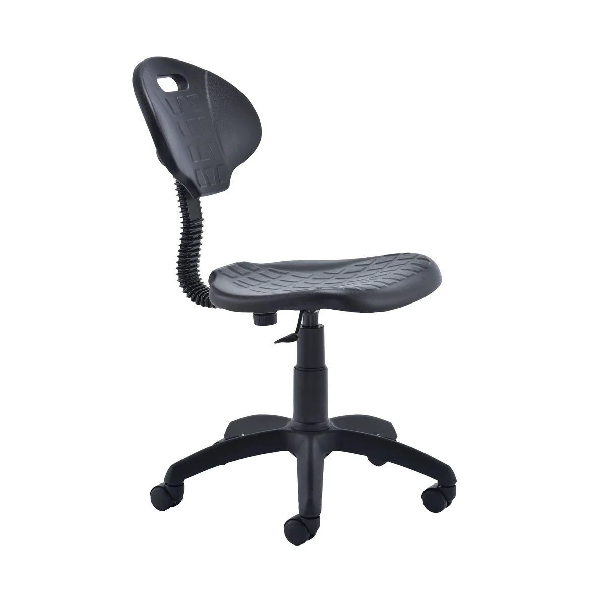 Jemini Factory Chair 570x280x610mm Polyurethane Black KF00197 - Image 2