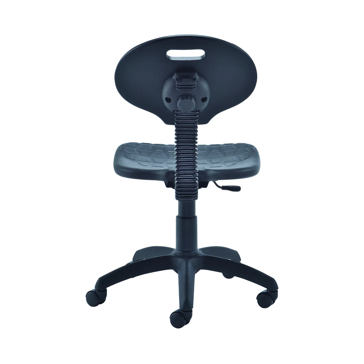 Jemini Factory Chair 570x280x610mm Polyurethane Black KF00197 - Image 4