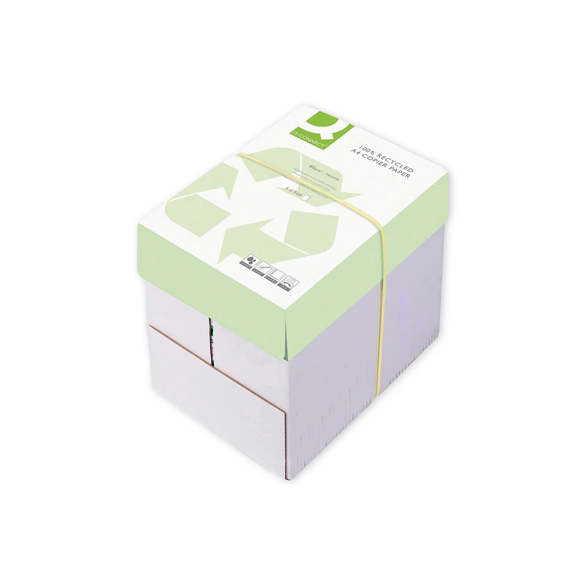 Q-Connect A4 Recycled Copier Paper 80gsm (2500 Sheets/5 Reams) KF01047 - Image 3