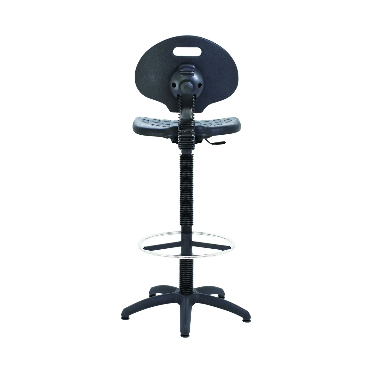 Jemini Draughtsman Chair 600x600x1090-1220mm Black KF017052 - Image 4