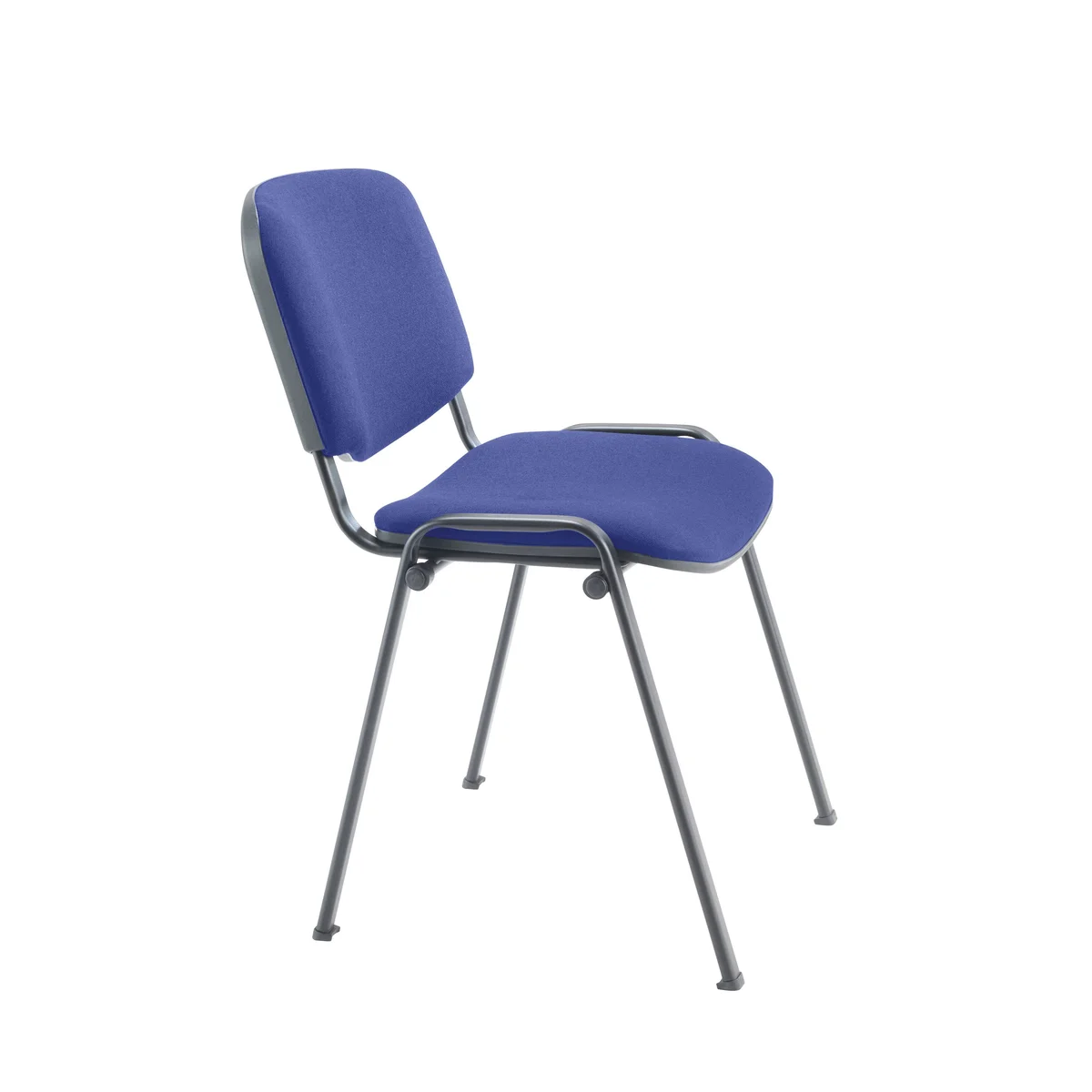 Jemini Ultra Multipurpose Stacking Chair 532x585x805mm Blue/Black KF03343 - Image 2