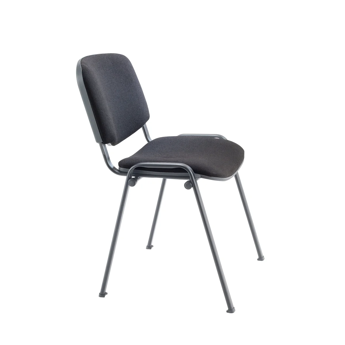 Jemini Ultra Multipurpose Stacking Chair 532x585x805mm Charcoal/Black KF03344 - Image 2