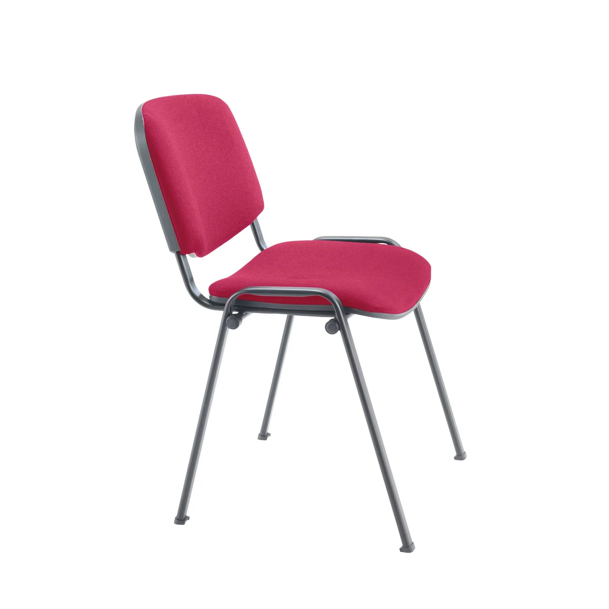 Jemini Ultra Multipurpose Stacking Chair 532x585x805mm Claret/Black KF03345 - Image 3