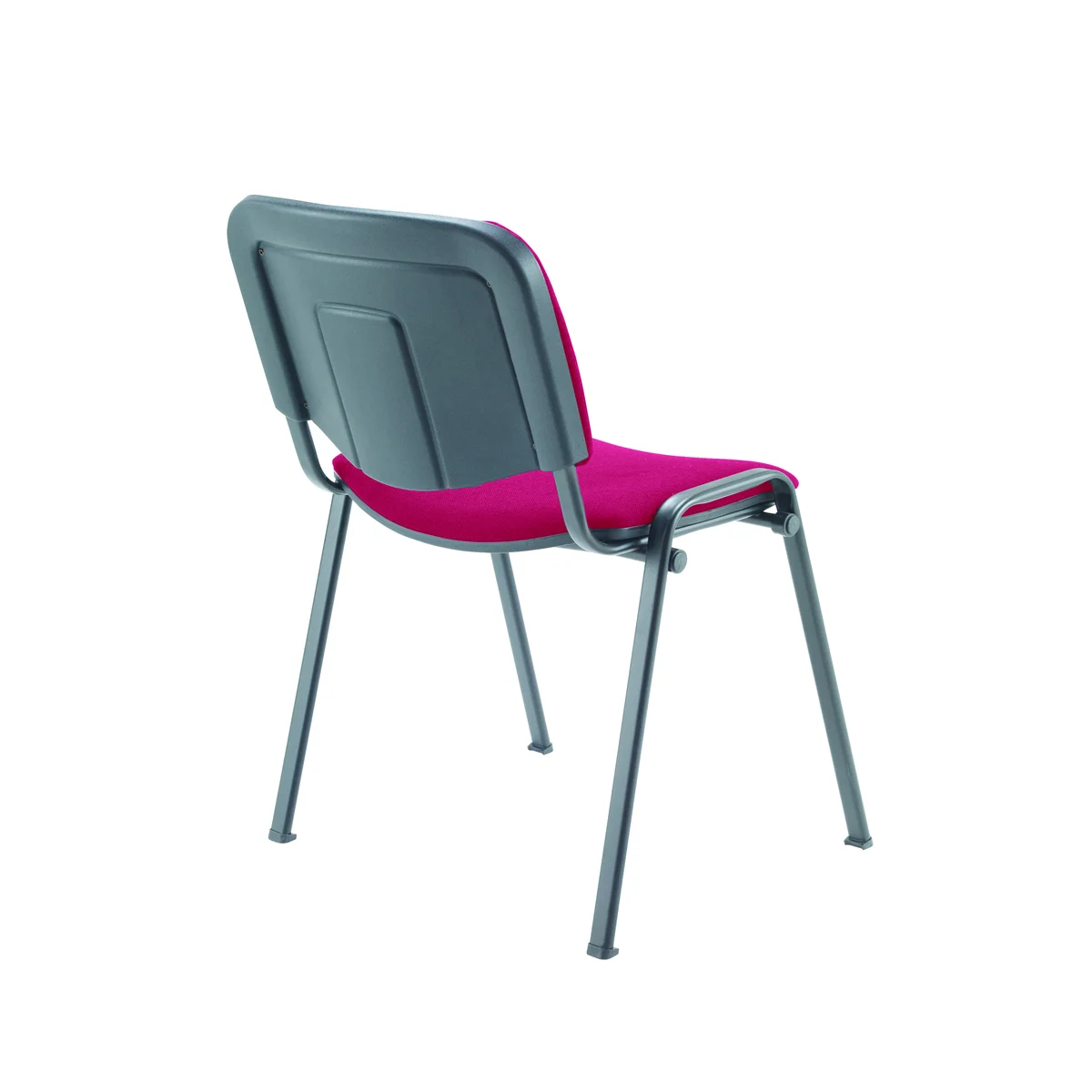 Jemini Ultra Multipurpose Stacking Chair 532x585x805mm Claret/Black KF03345 - Image 4
