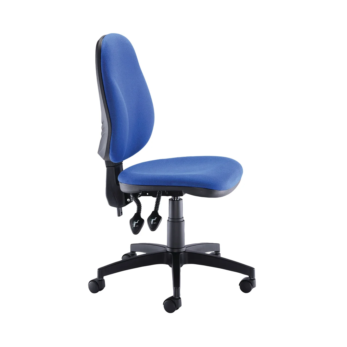 Arista Aire High Back Operator Chair 700x700x970-1100mm Blue KF03456 - Image 2