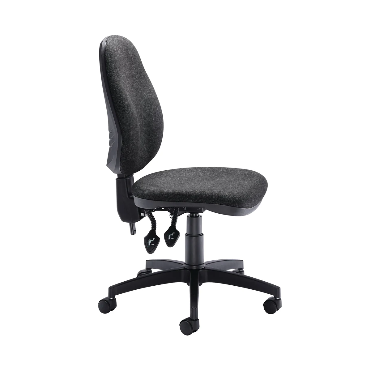 Arista Aire High Back Operator Chair 700x700x970-1100mm Charcoal KF03457 - Image 2