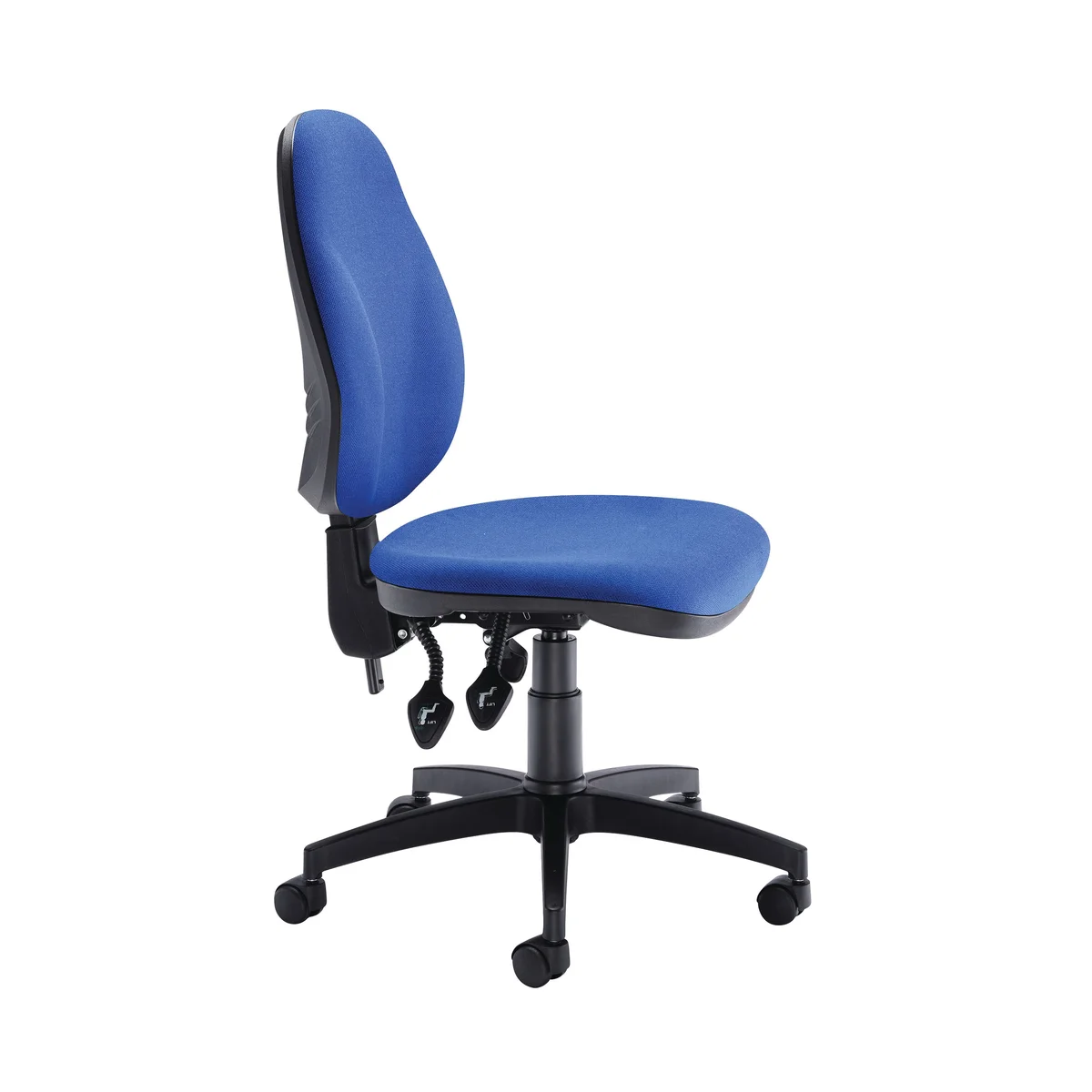 Arista Aire Deluxe High Back Chair 700x700x970-1100mm Blue KF03460 - Image 2