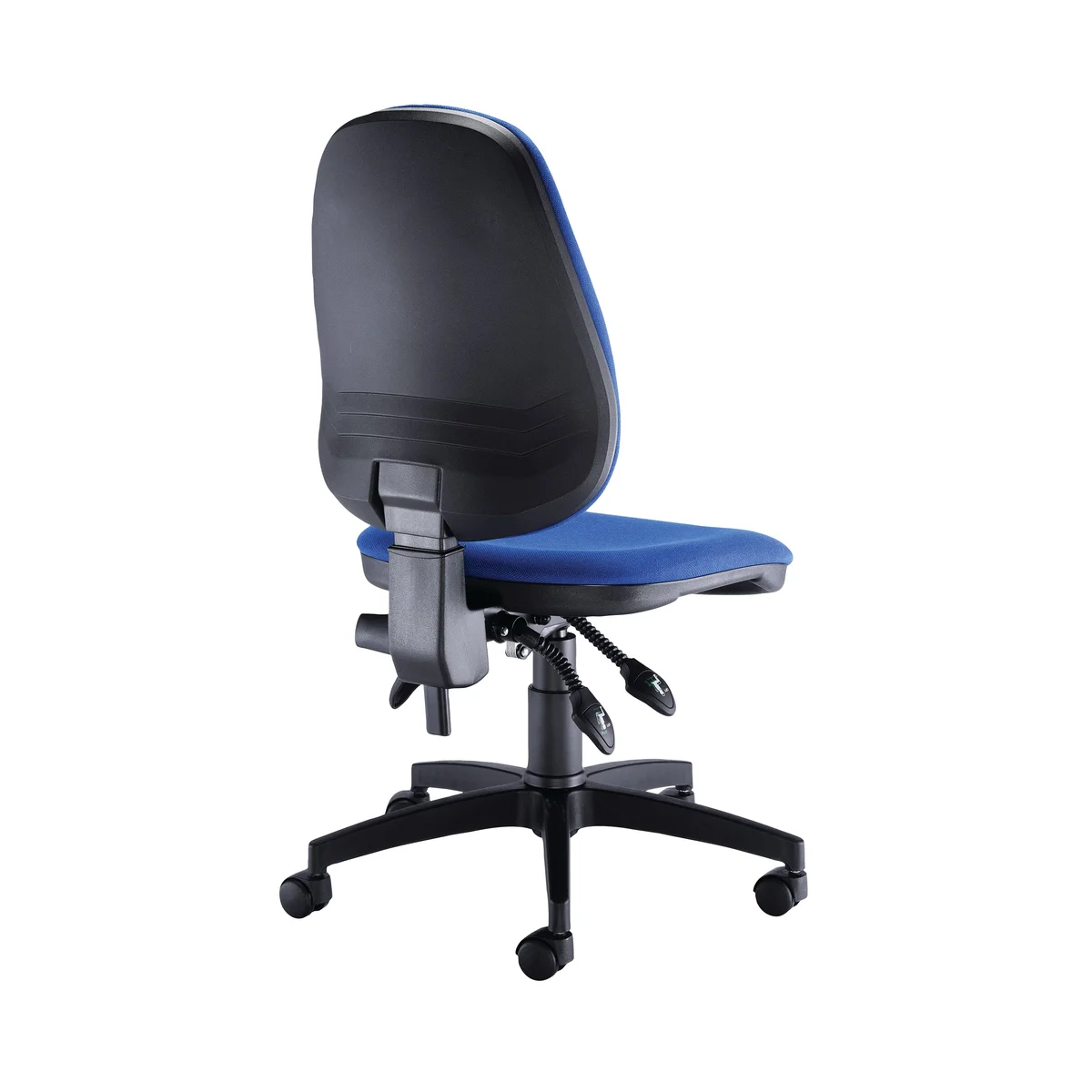 Arista Aire Deluxe High Back Chair 700x700x970-1100mm Blue KF03460 - Image 3