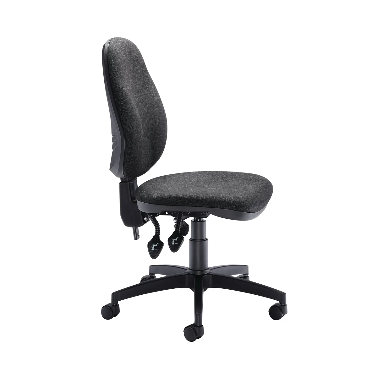Arista Aire Deluxe High Back Chair 700x700x970-1100mm Charcoal KF03461 - Image 2