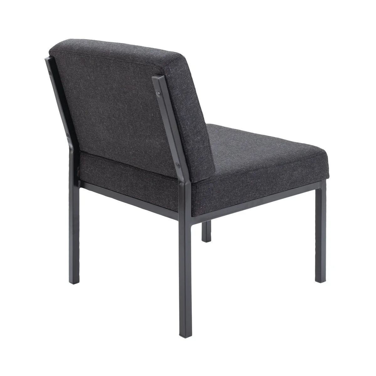 Jemini Reception Chair 520x670x800mm Charcoal KF04010 - Image 3