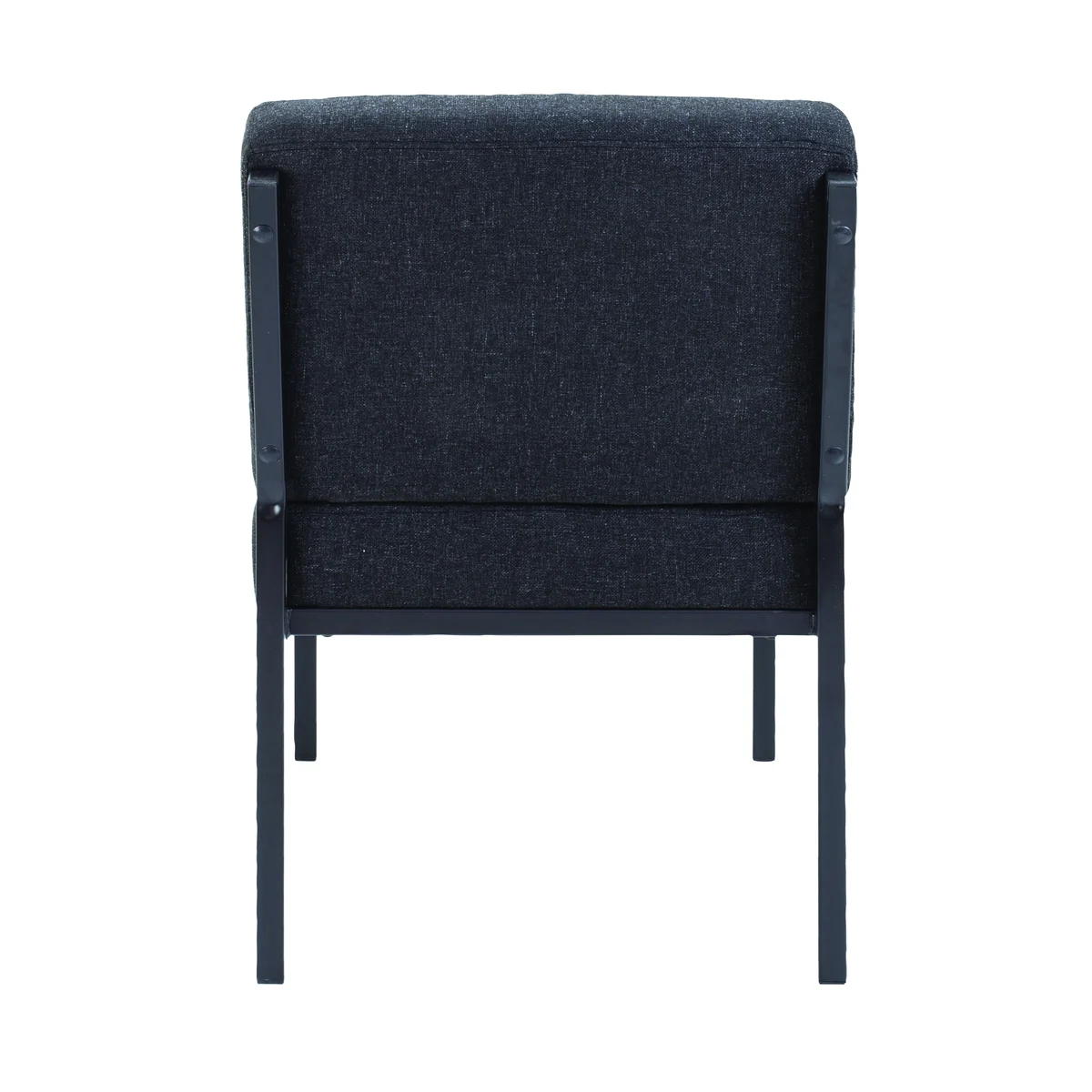 Jemini Reception Chair 520x670x800mm Charcoal KF04010 - Image 4