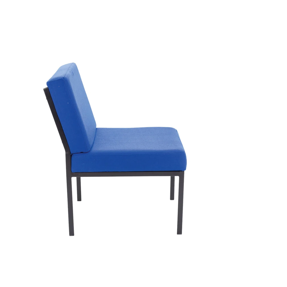 Jemini Reception Chair 520x670x800mm Blue KF04011 - Image 2
