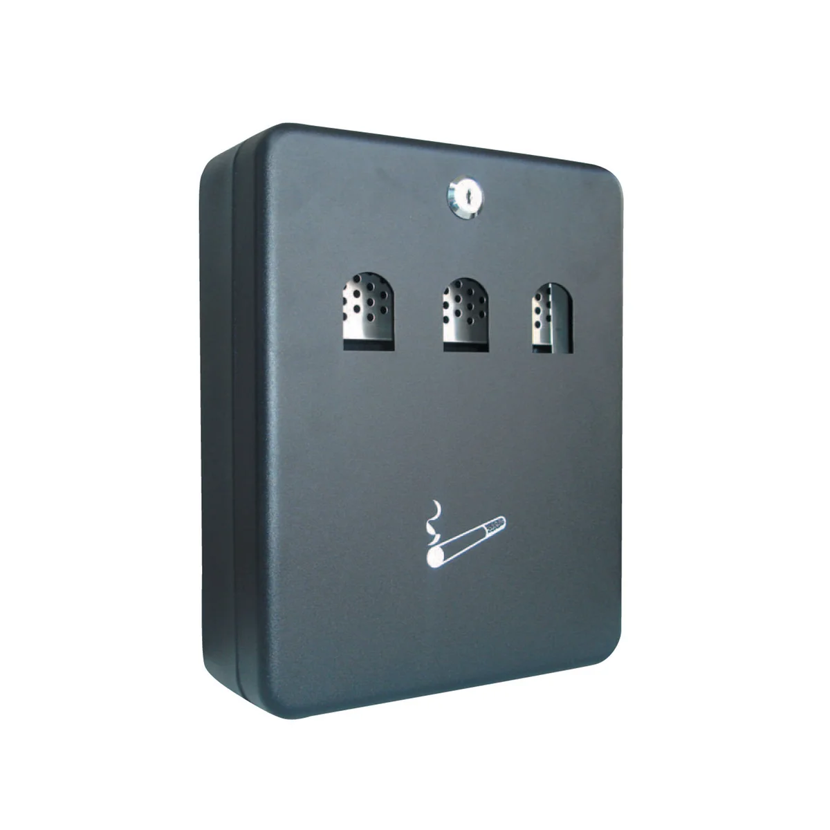 Q-Connect Ash Bin Black 2.7 Litre KF04271 - Image 1