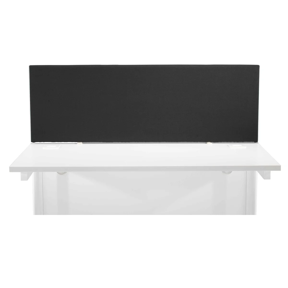 Astin Desk Mounted Screen 1190x27x390mm Black KF70001 - Image 2