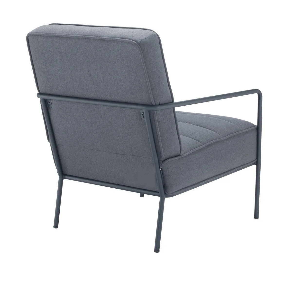 Jemini Atlas Reception Wire Frame Armchair 800x810mm Grey KF70018 - Image 3
