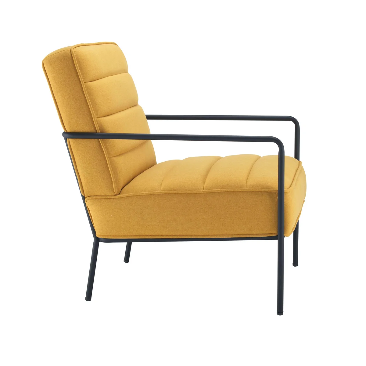 Jemini Atlas Reception Wire Frame Armchair 620x880x830mm Mustard KF70019 - Image 2