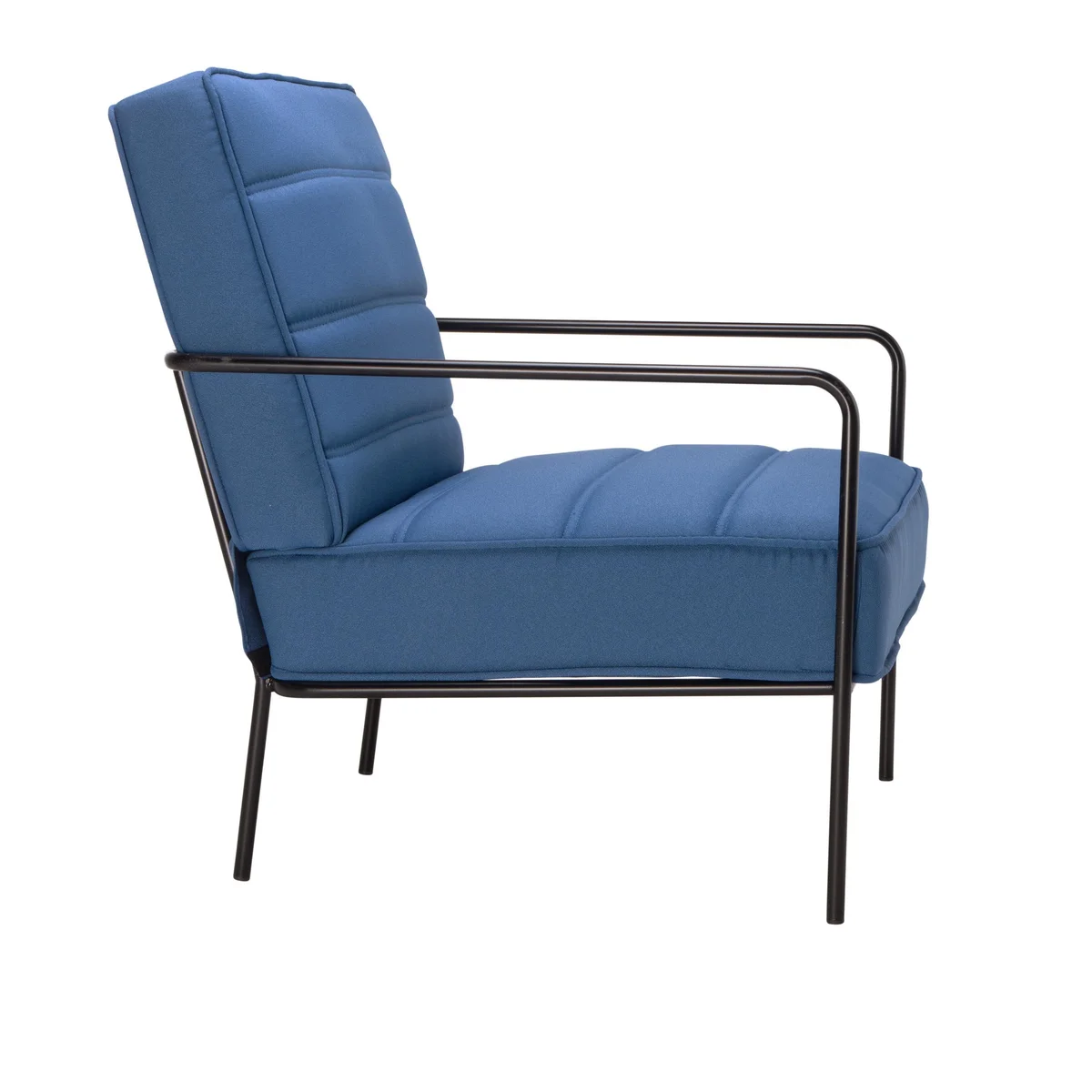 Jemini Atlas Reception Wire Frame Armchair 620x880x830mm Navy KF70020 - Image 2