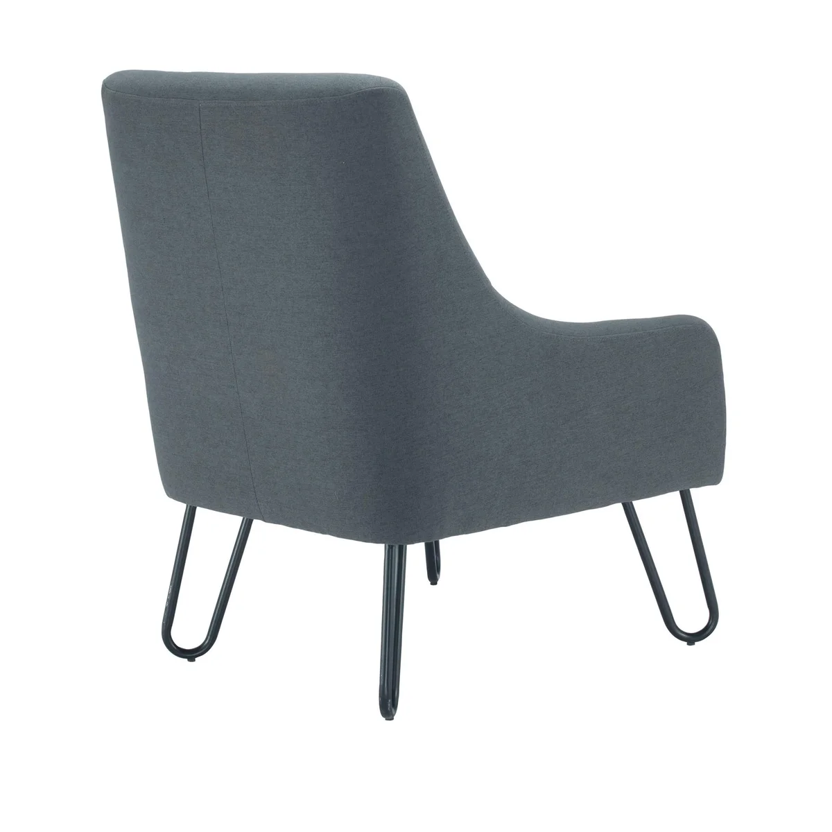 Jemini Daveen Reception Wire Frame Armchair 650x800x860mm Grey KF70021 - Image 3