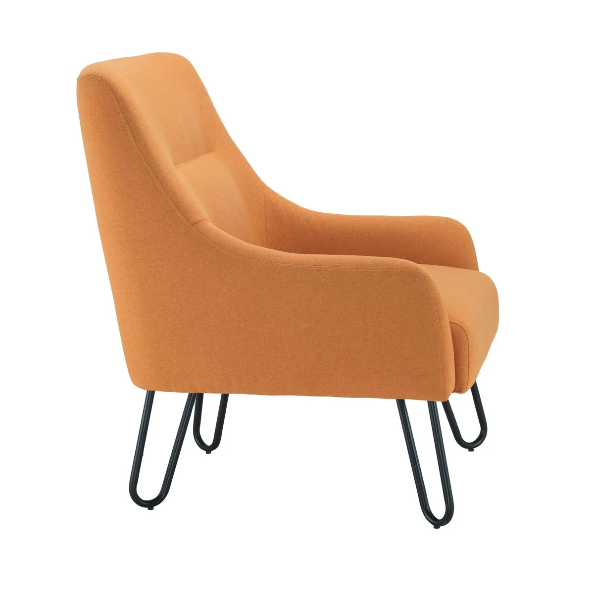 Jemini Daveen Reception Wire Frame Armchair 650x800x860mm Mustard KF70022 - Image 2