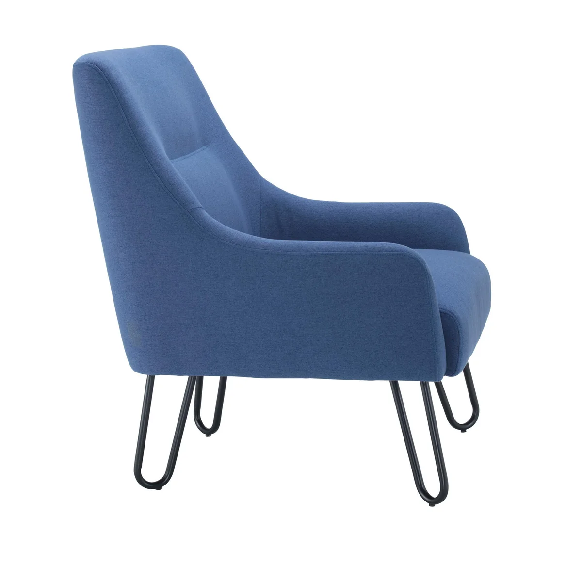 Jemini Daveen Reception Wire Frame Armchair 650x800x860mm Navy KF70023 - Image 2