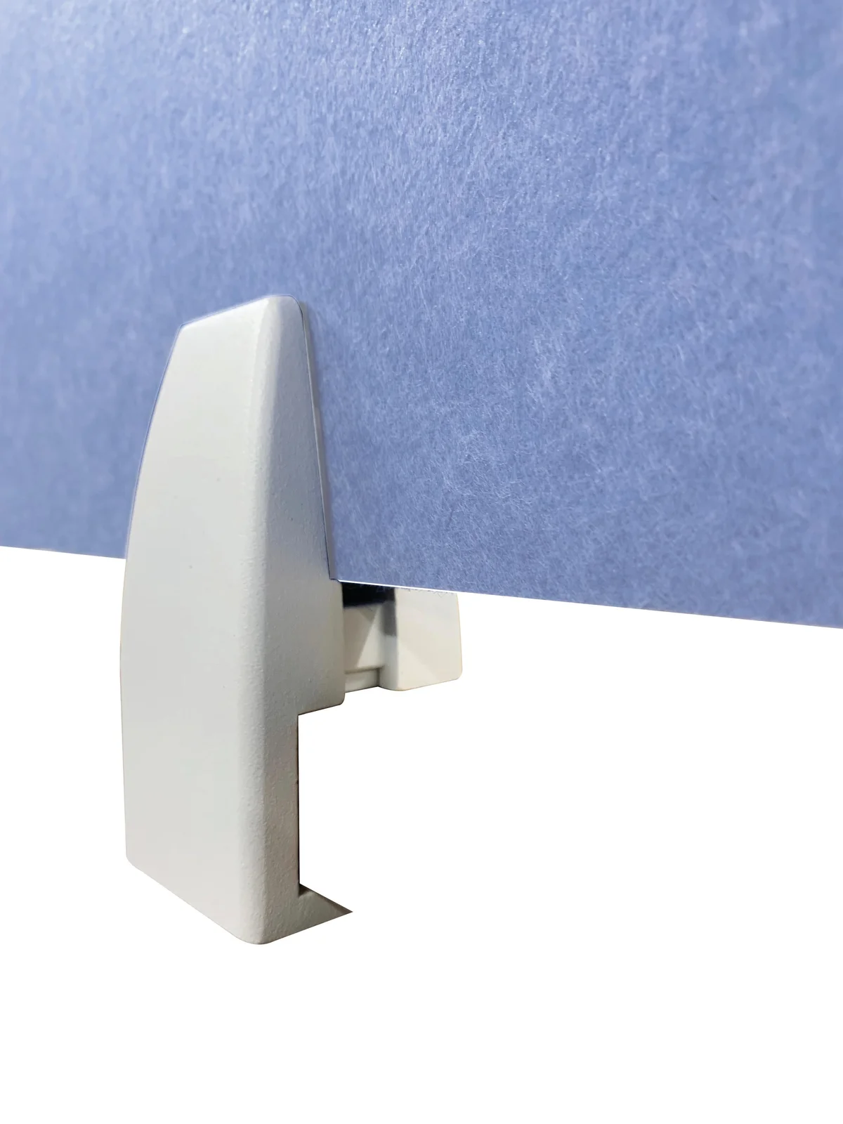 Serrion Desk Edge Clamp Screen Holder for Single PET Desk Mounted Screen White KF70127 - Image 2