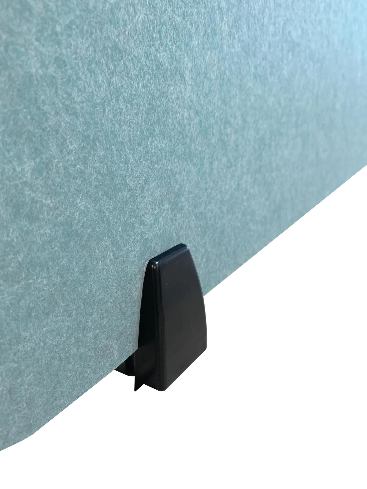 Serrion Under Desk Fixed Screen Holder for Single PET Bench Mounted Screen Black KF70130 - Image 2