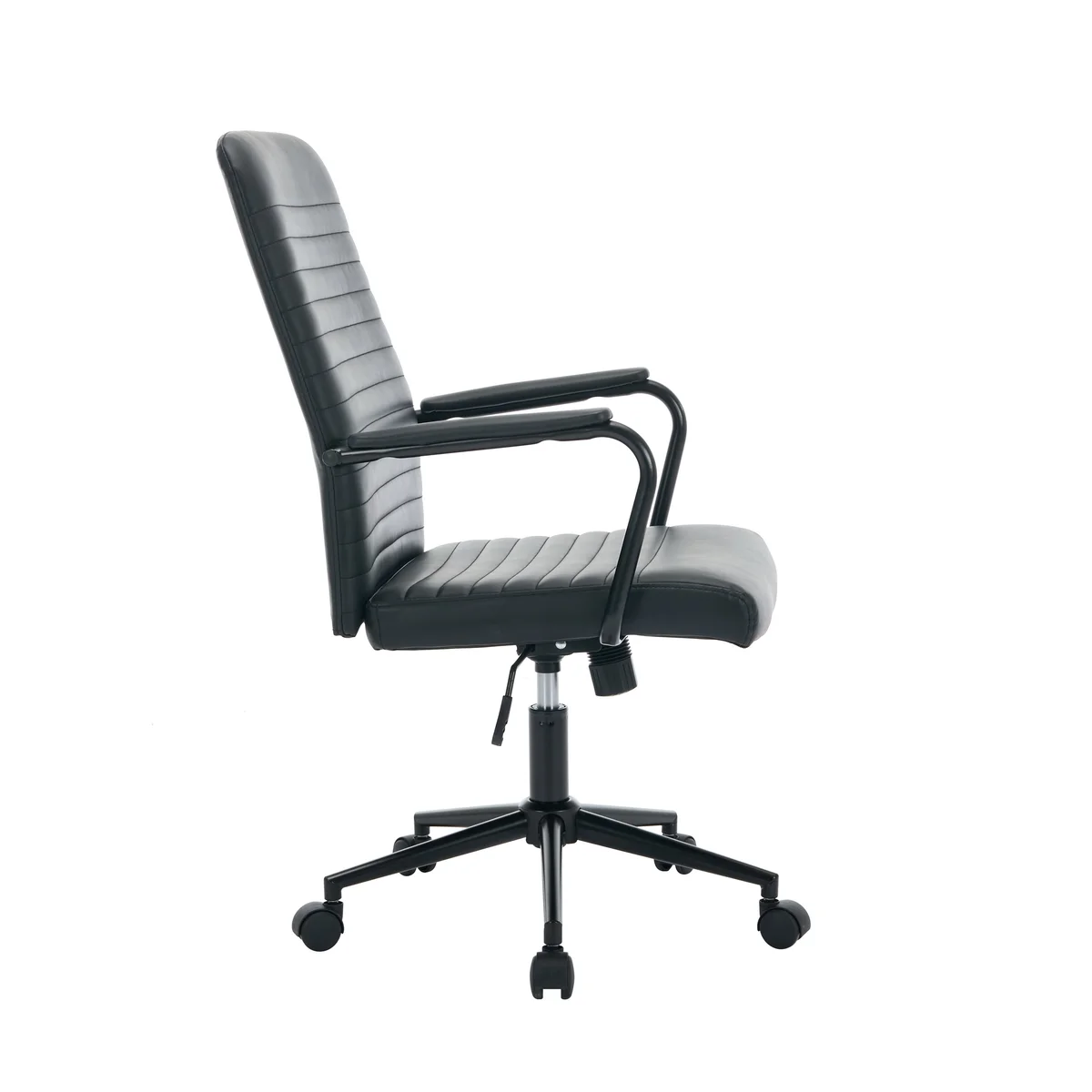 Jemini Marco Chair Black PU KF70321 - Image 2