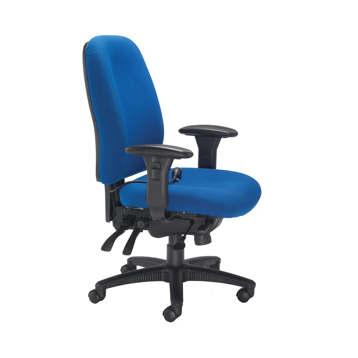 Avior Snowdon Heavy Duty High Back Chair with Lumbar Support Blue KF72249 - Image 2