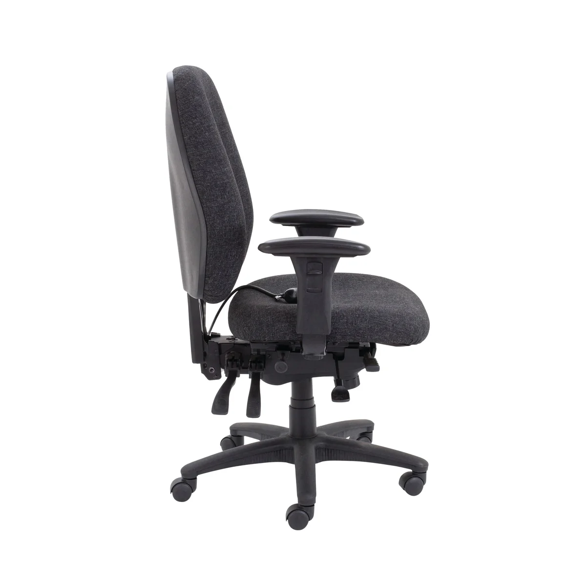 Avior Snowdon Heavy Duty High Back Chair with Lumbar Support Charcoal KF72250 - Image 2