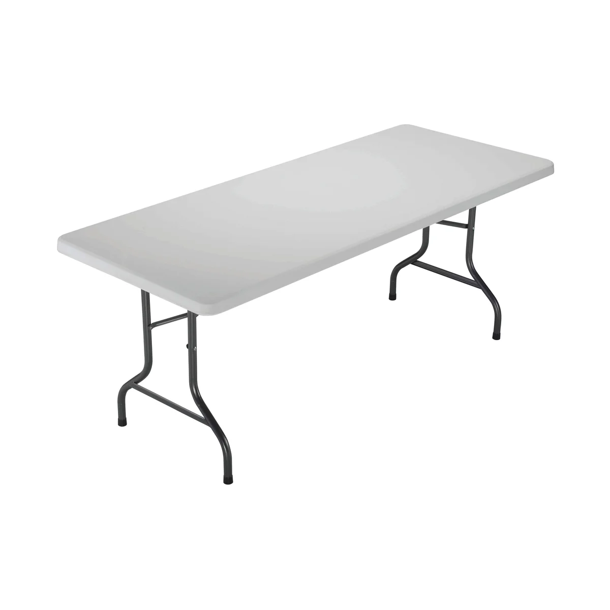 Jemini Rectangular Folding Table 1830x760x740mm White KF72330 - Image 2