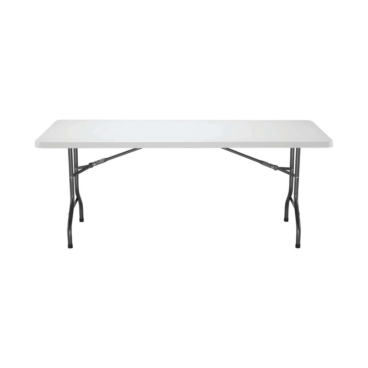 Jemini Rectangular Folding Table 1830x760x740mm White KF72330 - Image 3