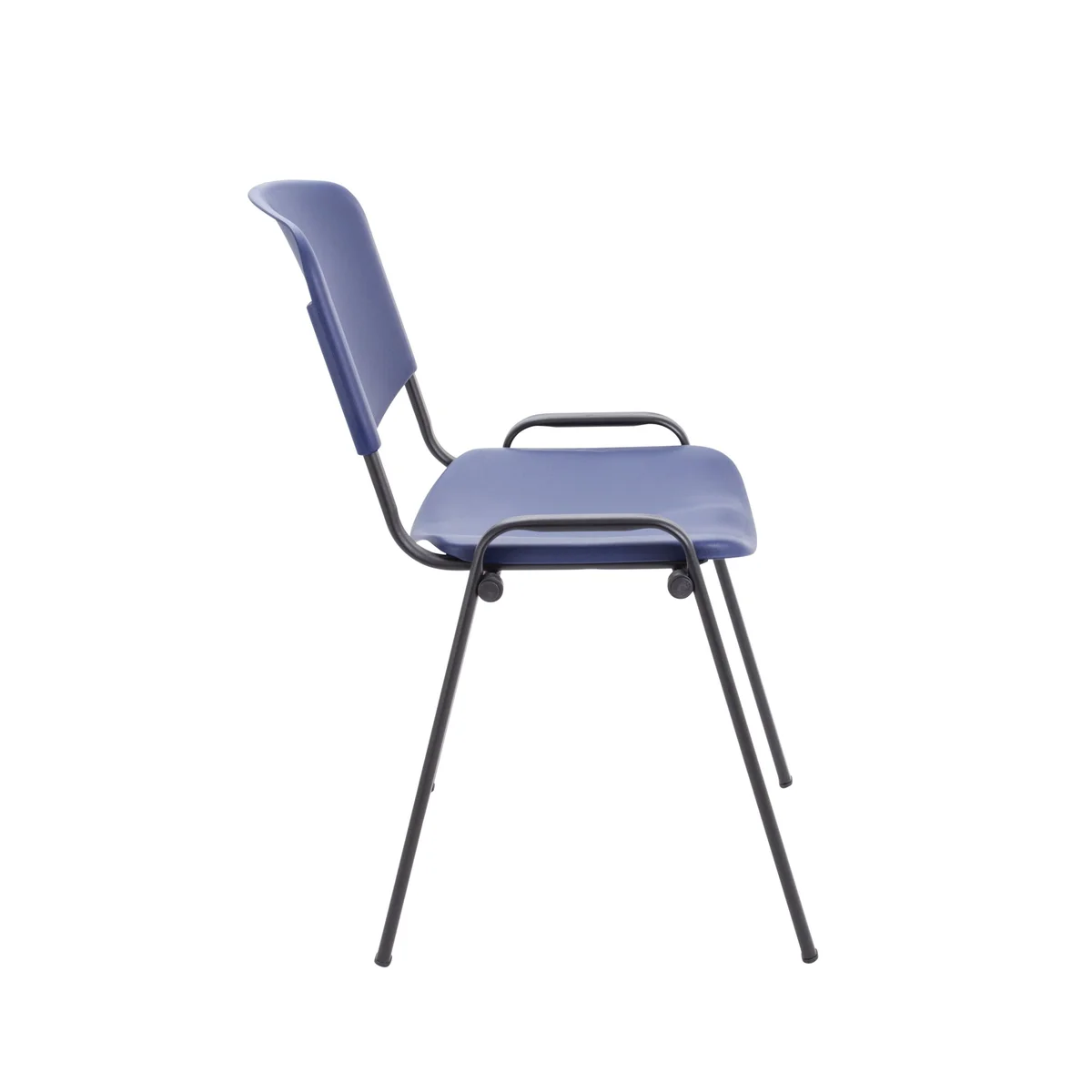 Jemini Multipurpose Stacking Chair Polypropylene 610x535x780mm Blue KF72368 - Image 2