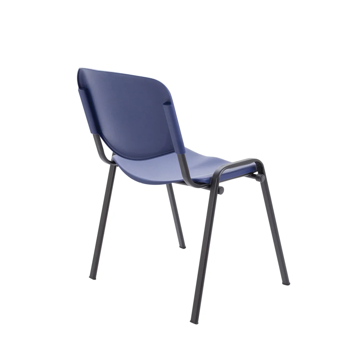 Jemini Multipurpose Stacking Chair Polypropylene 610x535x780mm Blue KF72368 - Image 3