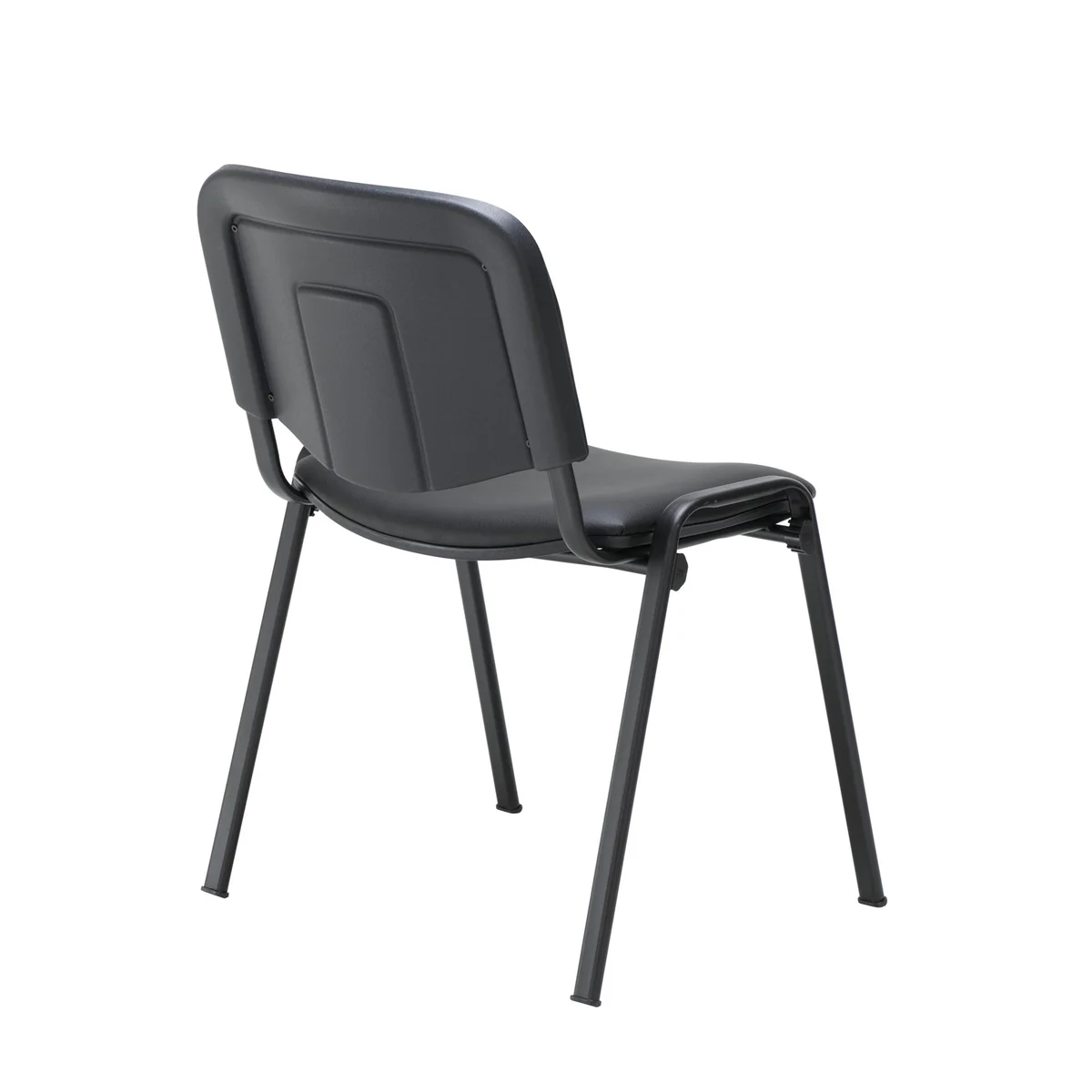 Jemini Ultra Multipurpose Stacking Chair Polyurethane Black KF72903 - Image 3