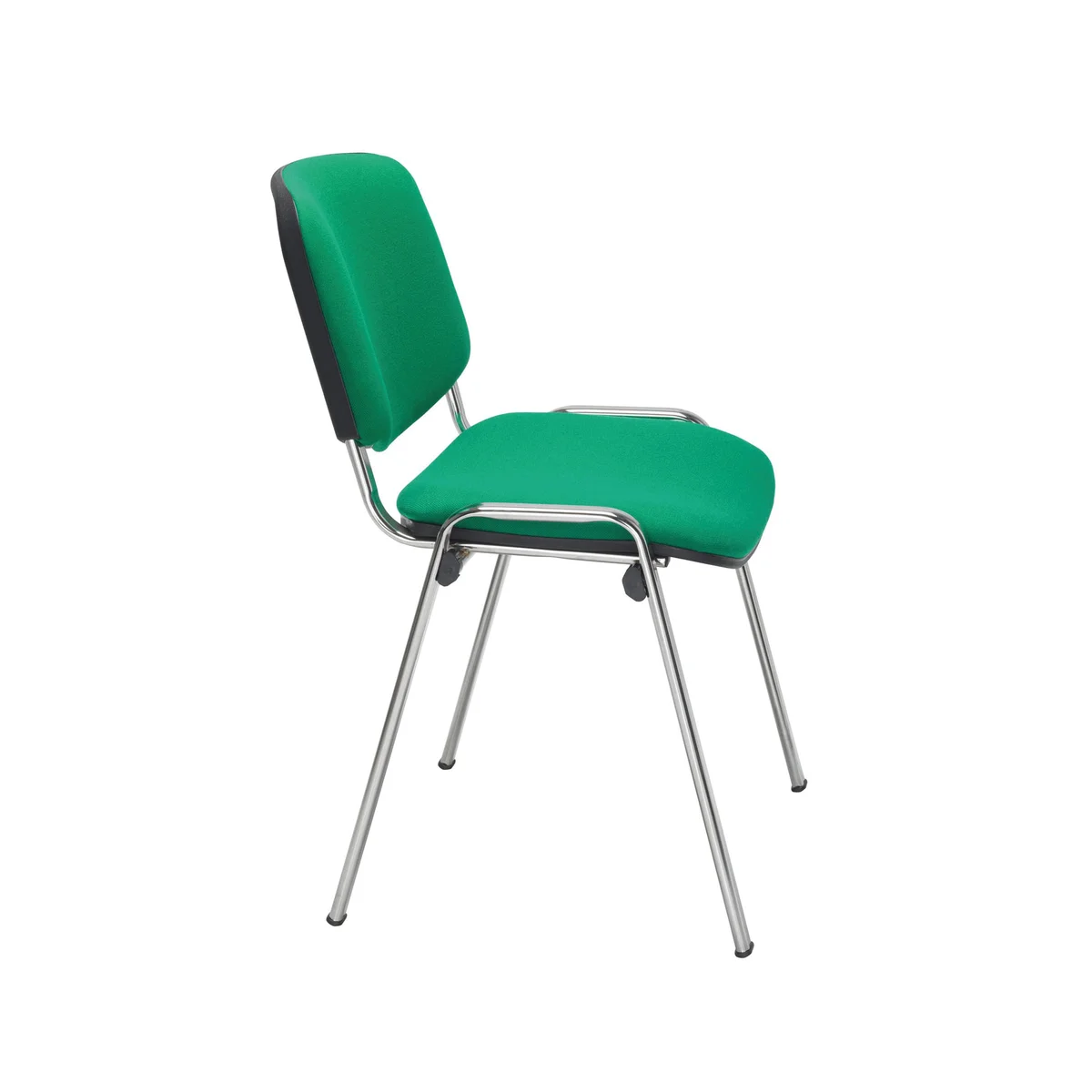 Jemini Ultra Multipurpose Stacking Chair Green/Chrome KF72905 - Image 2