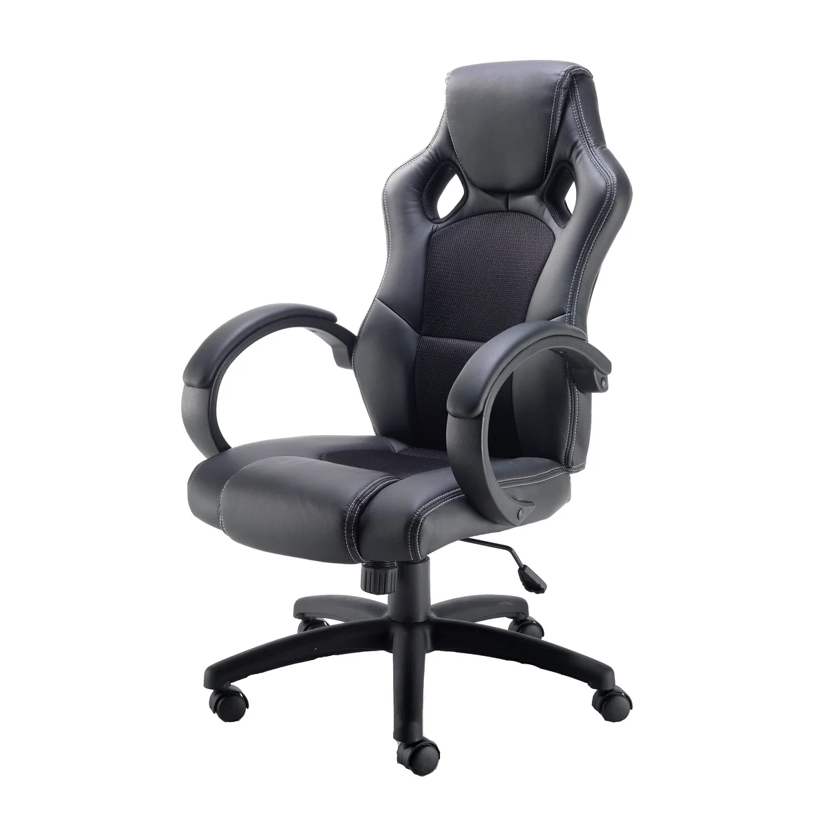 5 Star Velix Racing Gaming Chair with Fixed Arms Black KF73591 - Image 2