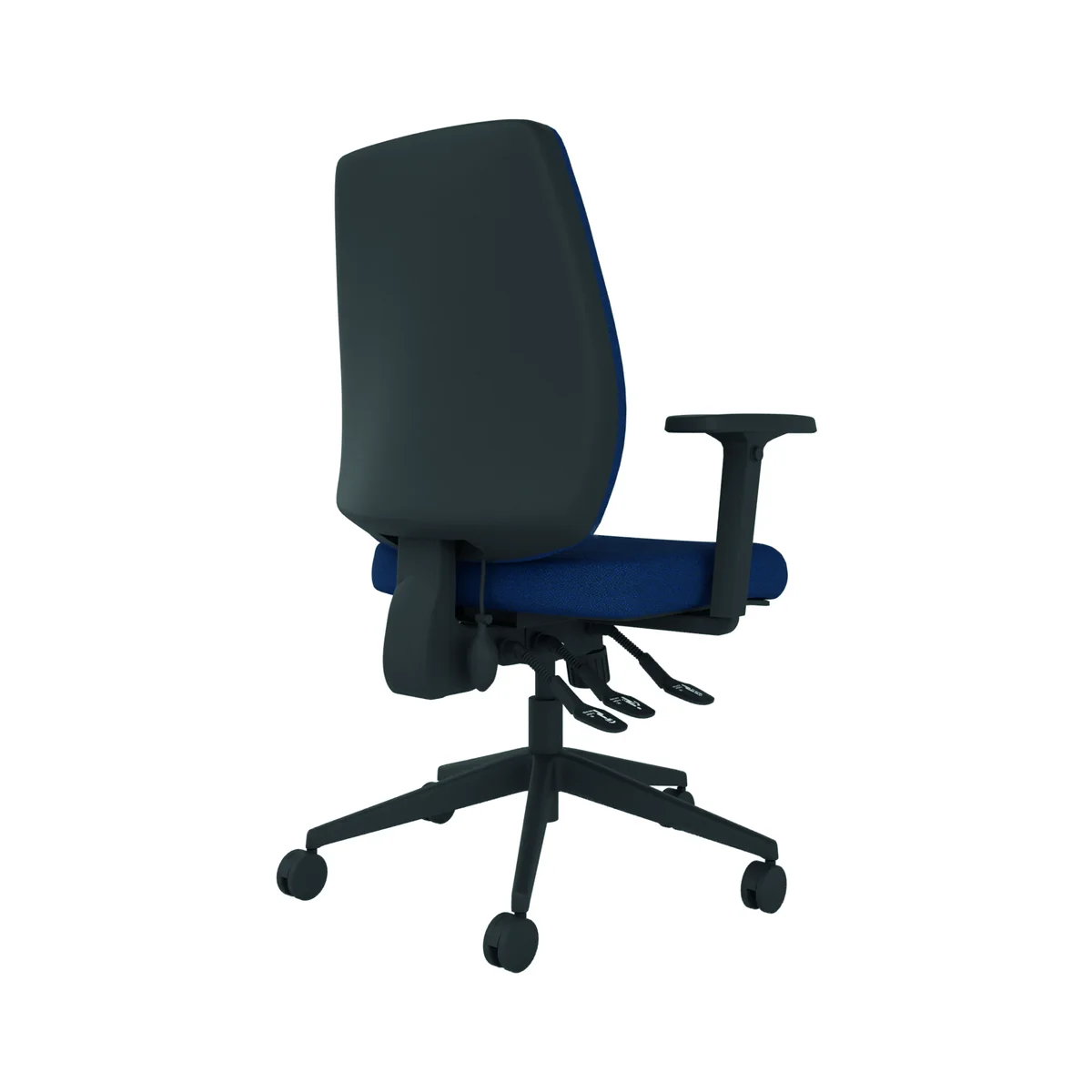 Cappela Agility High Back Posture Chair 400x800x600mm Blue KF73886 - Image 4