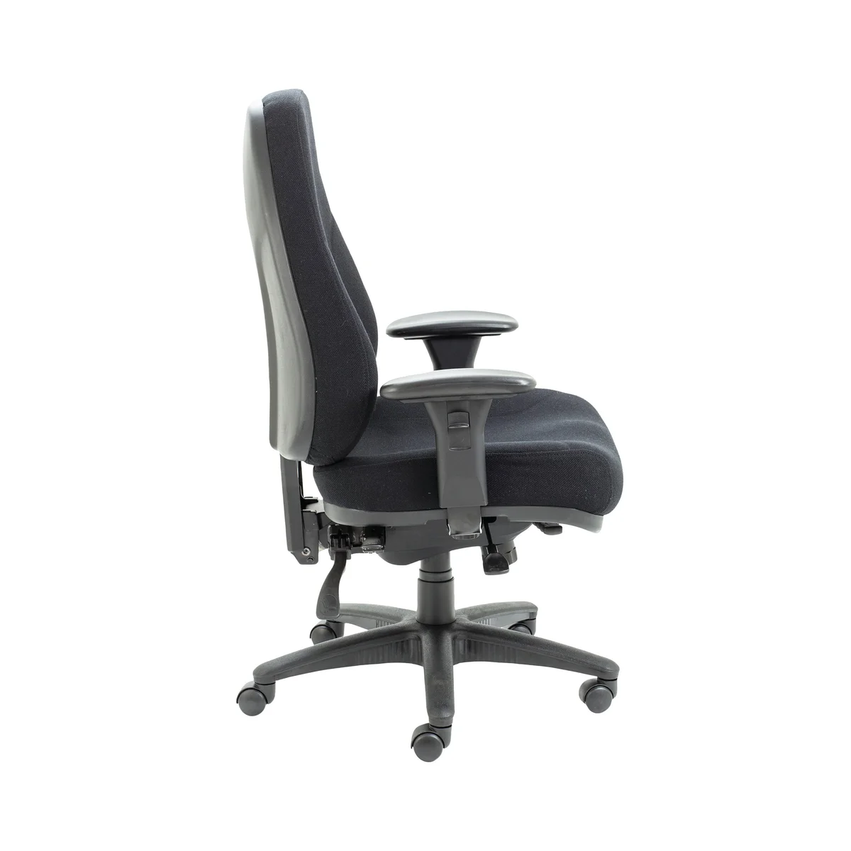 Avior Lucania High Back Task Chair 640x655x1055-1140mm Black KF74020 - Image 2