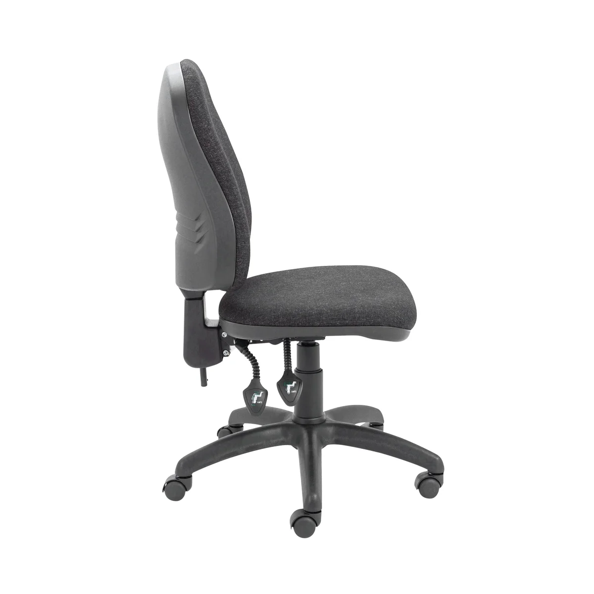 Jemini Teme High Back Operator Chair 640x640x985-1175mm Charcoal KF74120 - Image 2