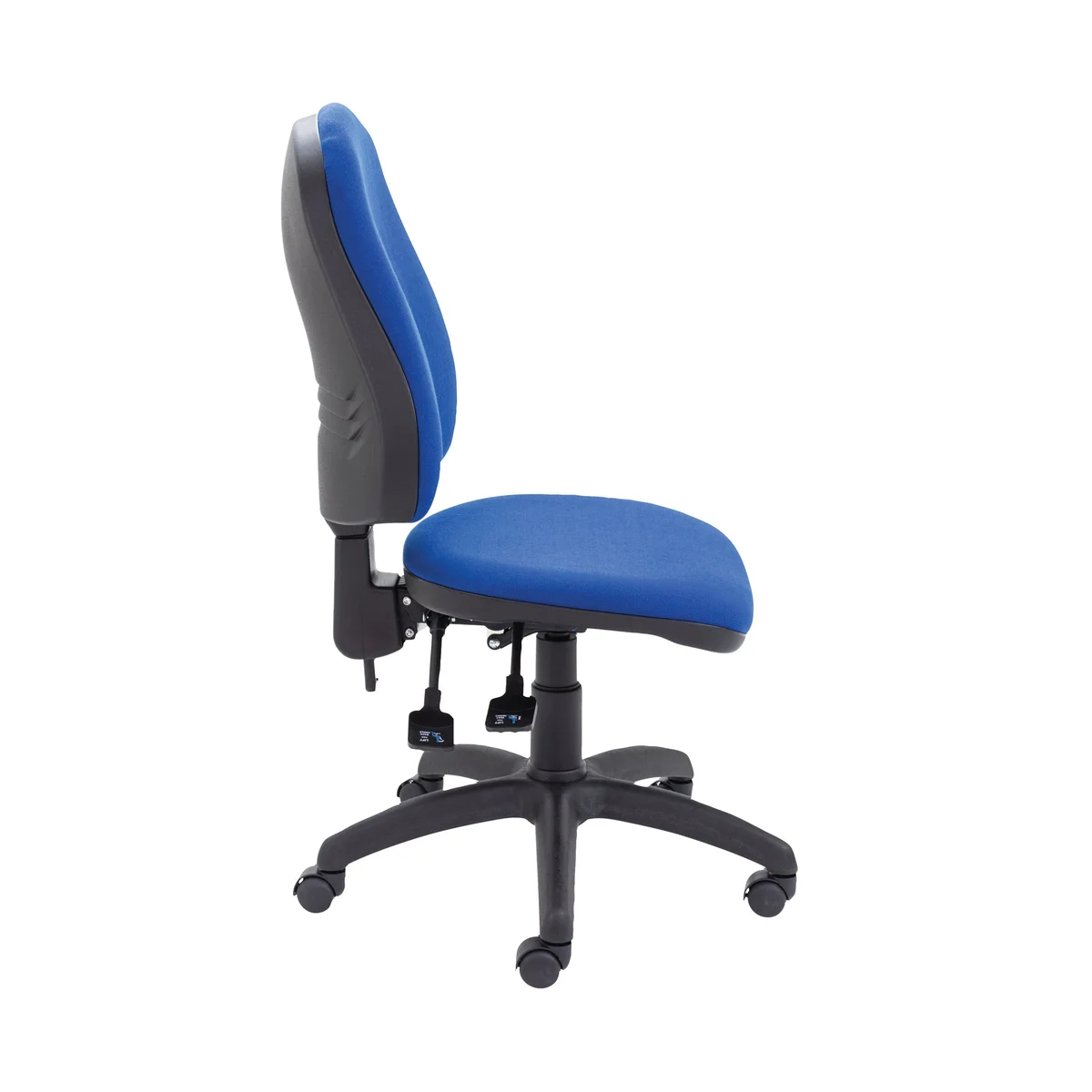 Jemini Teme Deluxe High Back Operator Chair 640x640x985-1175mm Blue KF74121 - Image 2