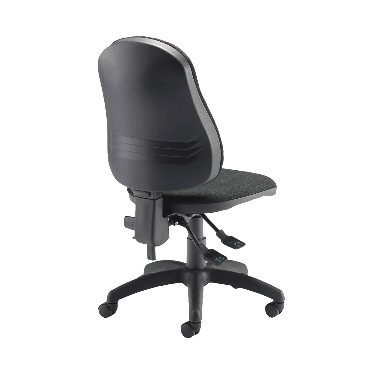 Jemini Teme Deluxe High Back Operator Chair 640x640x985-1175mm Charcoal KF74122 - Image 3