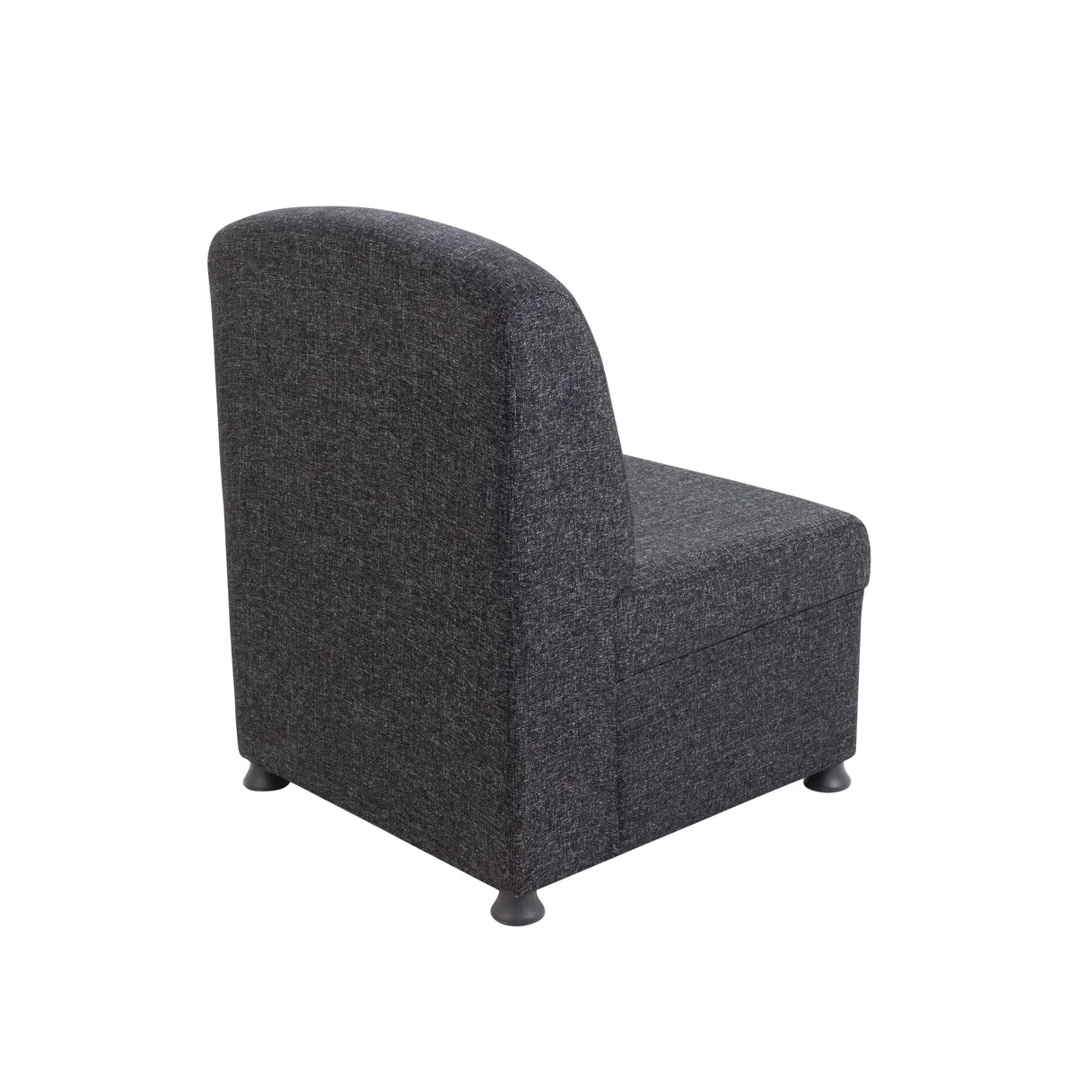 Arista Modular Reception Chair 610x670x830mm Charcoal KF74203 - Image 3