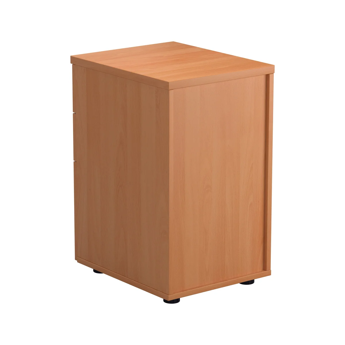 Jemini 3 Drawer Under Desk Pedestal V2 Beech KF74488 - Image 3