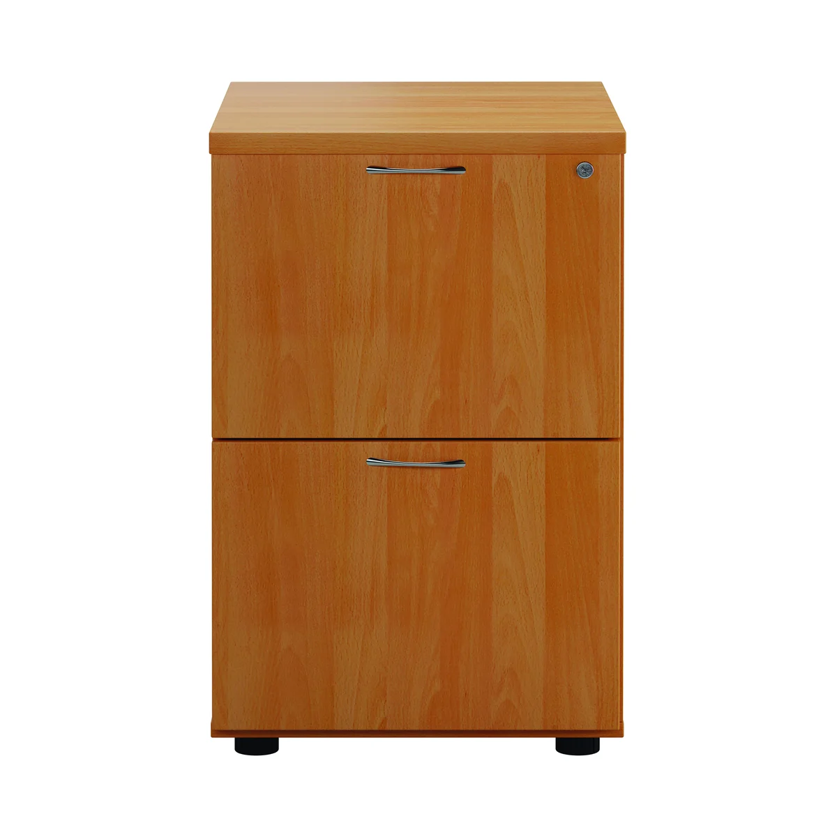 First 2 Drawer Filing Cabinet 464x600x710mm Beech KF74515 - Image 4