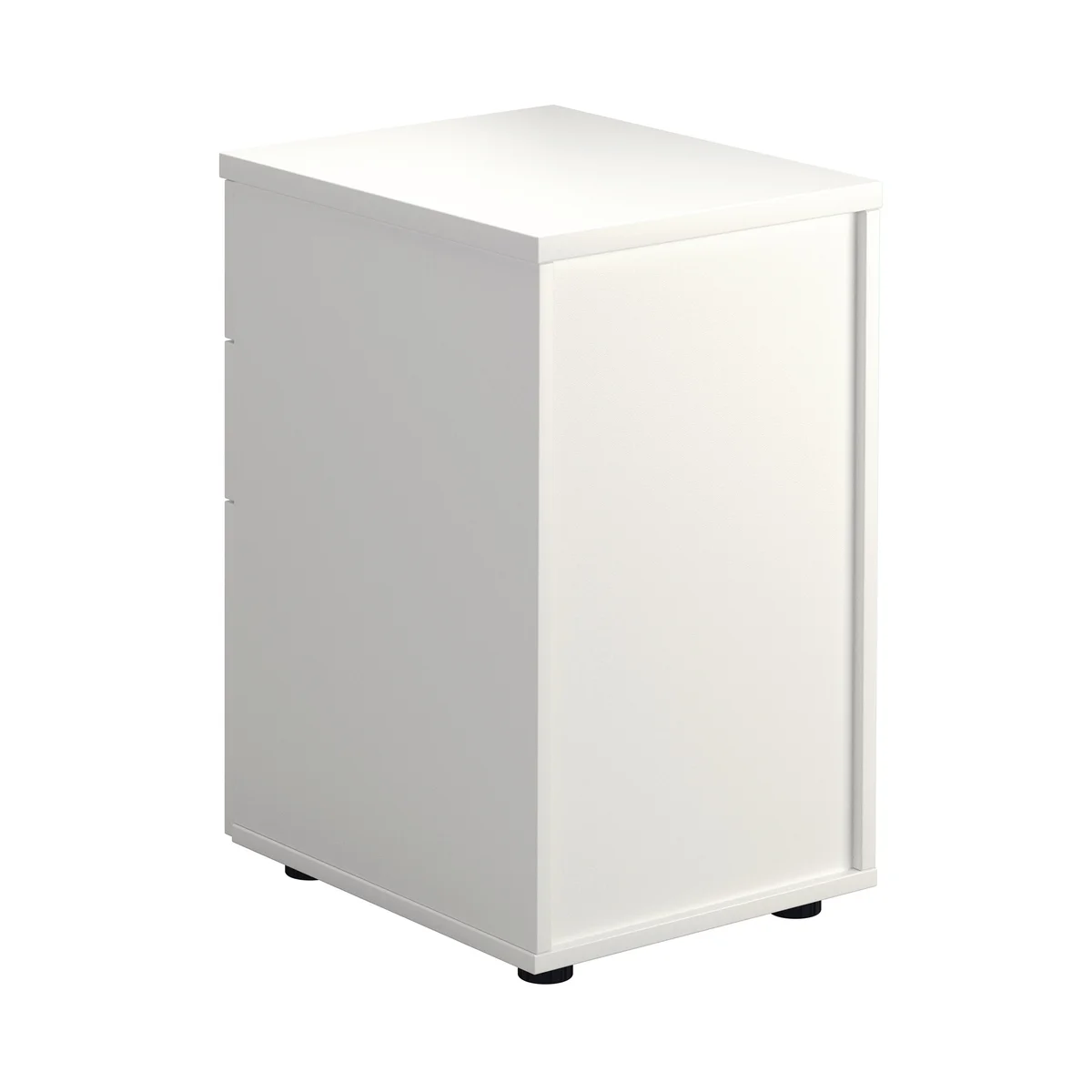 First 3 Drawer Under Desk Pedestal 404x500x690mm White KF74835 - Image 3