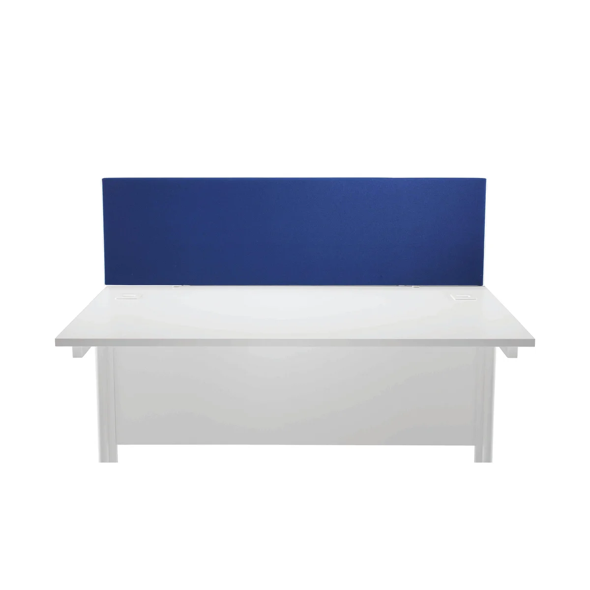 First Desk Mounted Screen 1400x25x400mm Special Blue KF74838 - Image 2