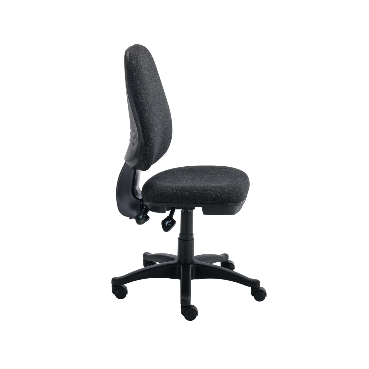 Astin Nesta Operator Chair 2 Lever Upholstered 590x900x1050mm Charcoal KF77706 - Image 2